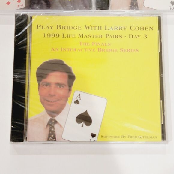 Play Bridge with Larry Cohen CD 1999 Life Master Pairs Day 2 & 3 CD Rom Lot Of 3 - Picture 5 of 14